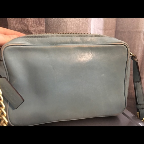 Baby blue Coach crossbody - Picture 7 of 8